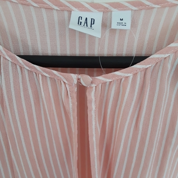 Maternity Stripped Keyhole Longsleeve Viscose Top Size M - Picture 8 of 11